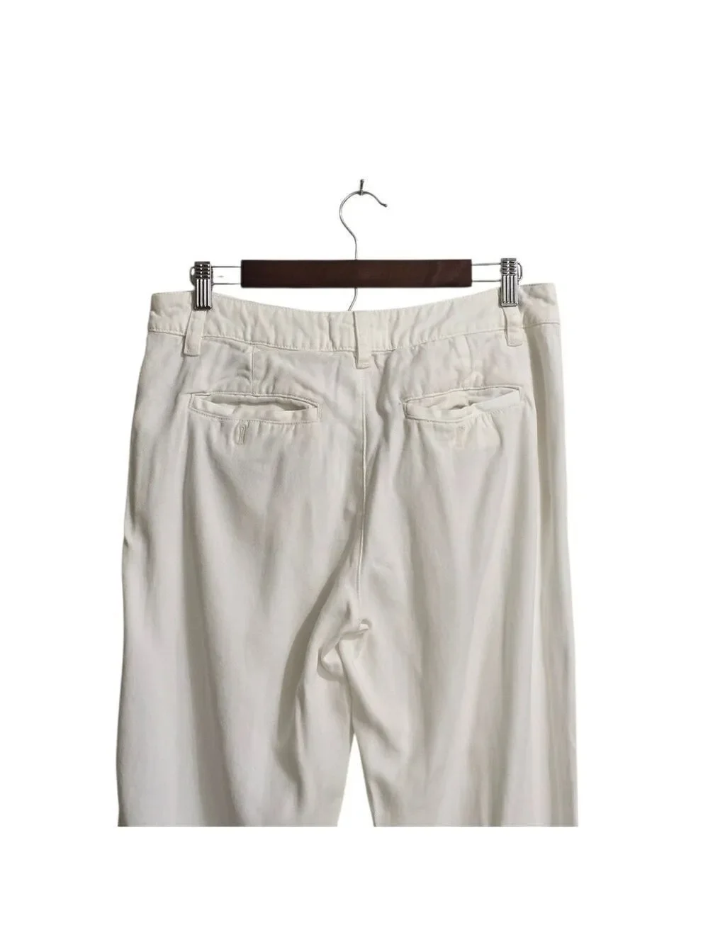 Anthropologie Scout Mid-Rise Pleated Tapered Ankle Pants Sz 28